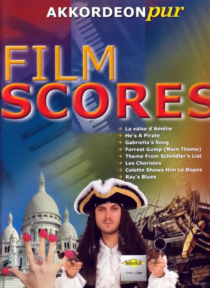 Noten Akkordeon pur Film Scores Holzschuh VHR 1820 Filmmusik