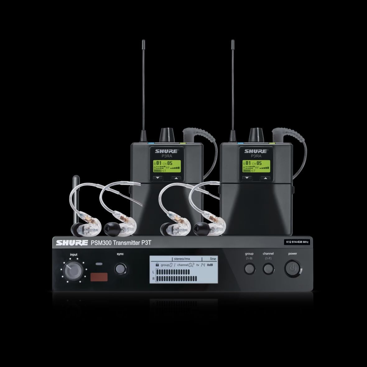 0042406563574 - Shure PSM 300 Twin Pack Pro P3TERA215TWP-S8 In-Ear Monitoring System 0042406563574 - Shure PSM 300 Twin Pack Pro P3TERA215TWP-S8 In-Ear Monitoring System