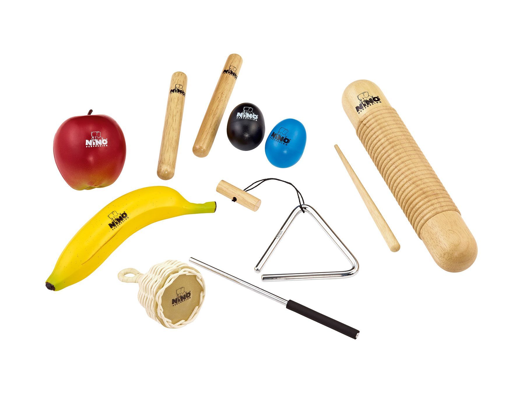 0840553041460 - Nino - Percussion Set NINOSET4 8-teilig inkl Tasche 0840553041460 - Nino - Percussion Set NINOSET4 8-teilig inkl Tasche