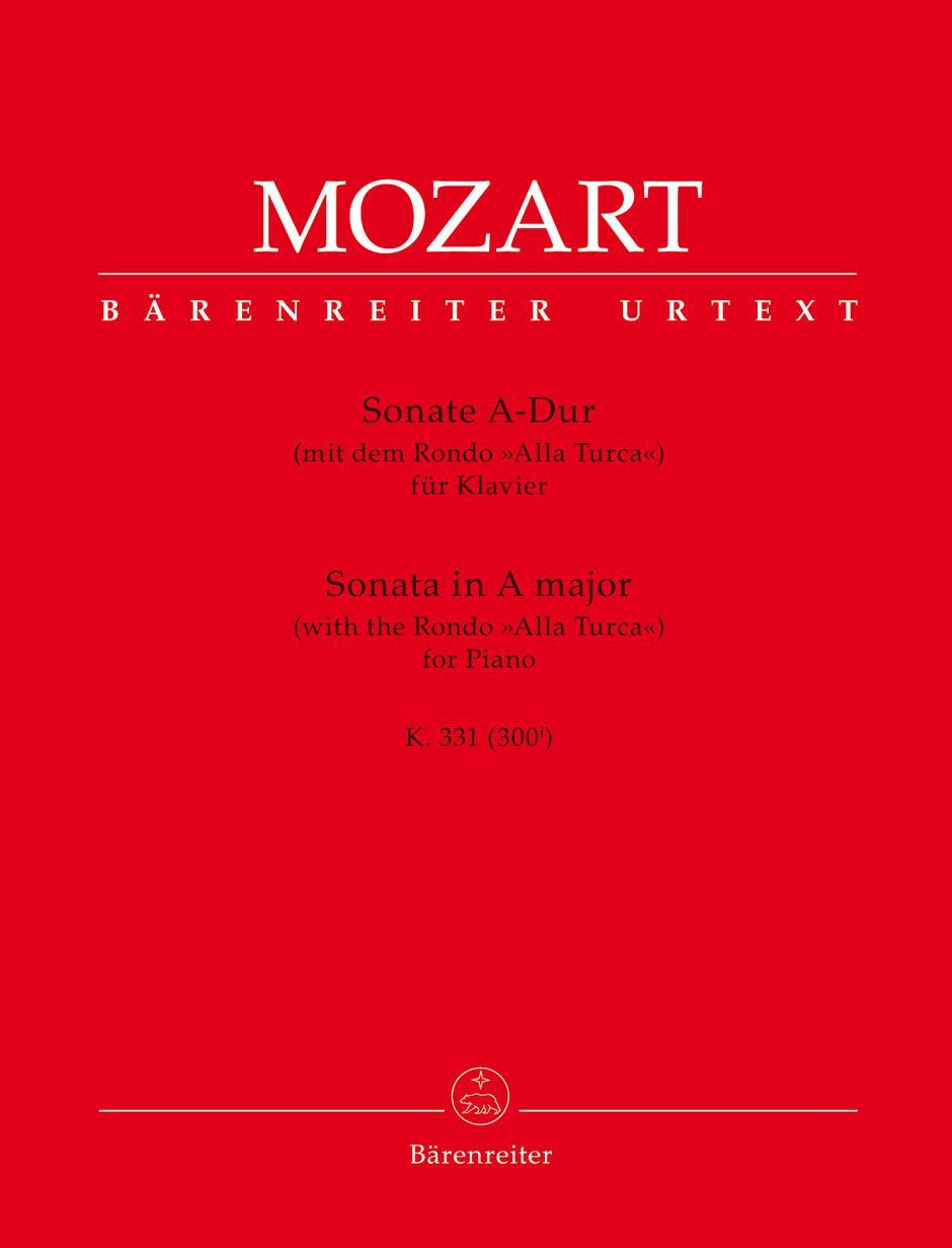 Noten Mozart Türkischer Marsch Sonate in A BA 9186 ABVERKAUF!