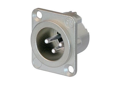 XLR Neutrik NC3MD-LX,  XLR Einbaustecker, male _00001624_