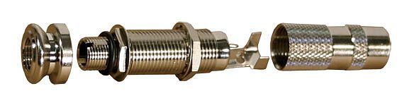 Endknopfbuchse stereo