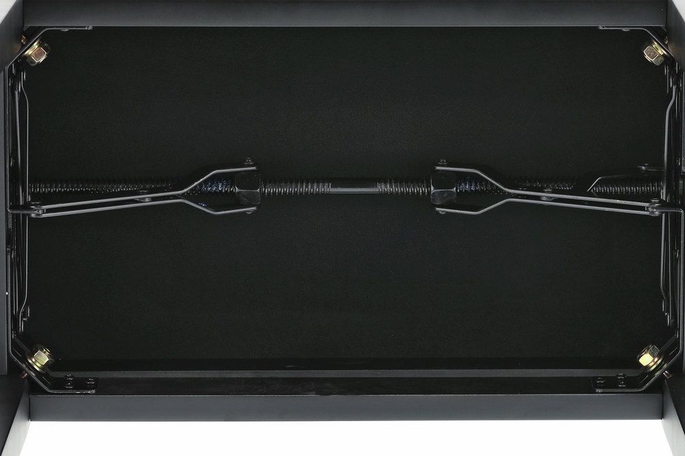 Markstein Klavierbank DELUXE schwarz matt, Sitzbezug schwarz, verstellbar _00040490_