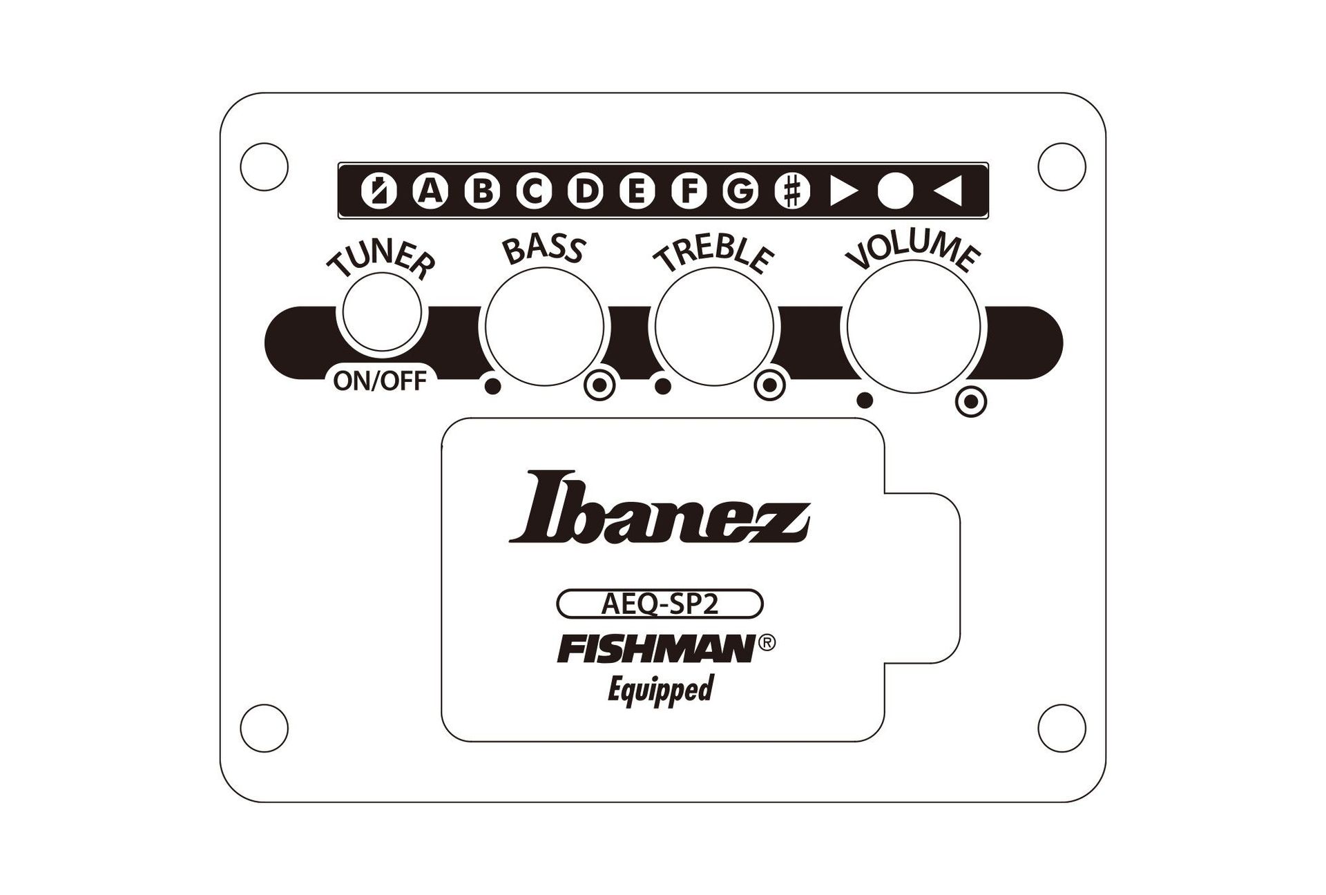 Ibanez AEG721-BOT 7-Saiter Westerngitarre mit PU Ibanez AEG721-BOT 7-Saiter Westerngitarre mit PU