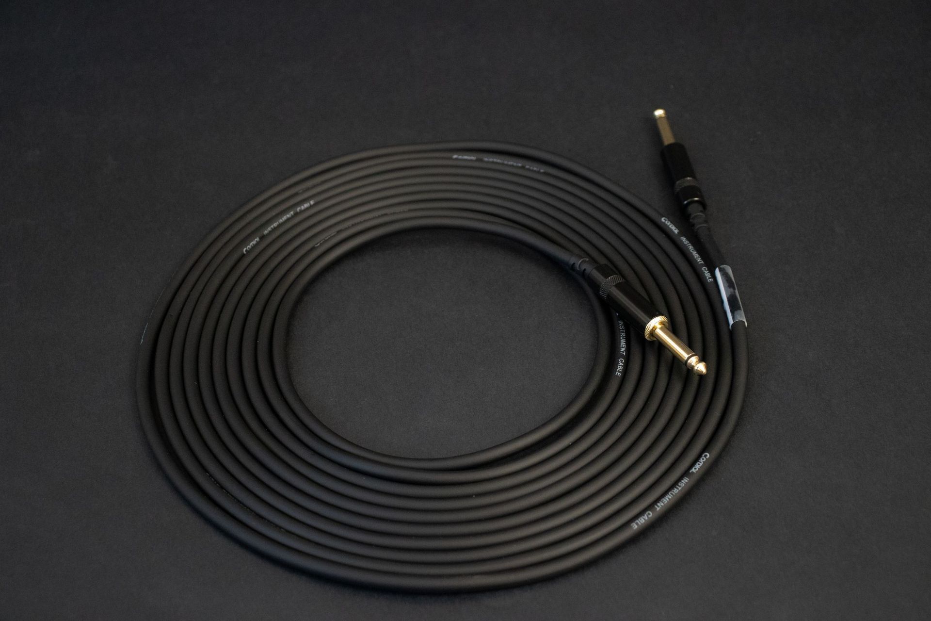 Cordial CCI 3 PP Instrumenten Kabel , 6,3mm Klinke/Klinke, 3m , schwarz