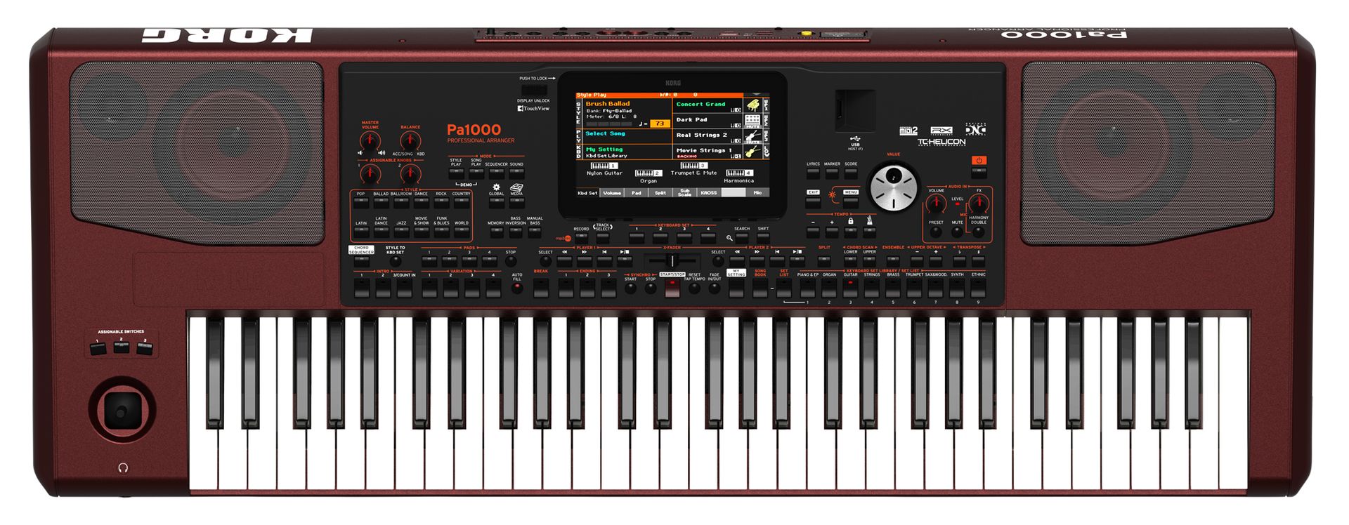 Korg PA-1000 MUSIKANT Entertainer-Workstation mit über 430 Styles,