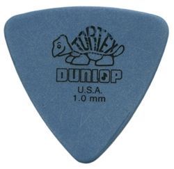 Jim Dunlop Tortex Triangle Pick 1,00 mm Blue Plektrum für Gitarre_00031091_