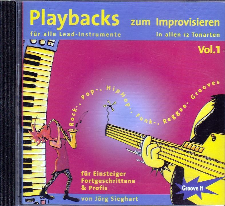 CD Playbacks zum Improvisieren in allen 12 Tonarten Jörg Sieghart