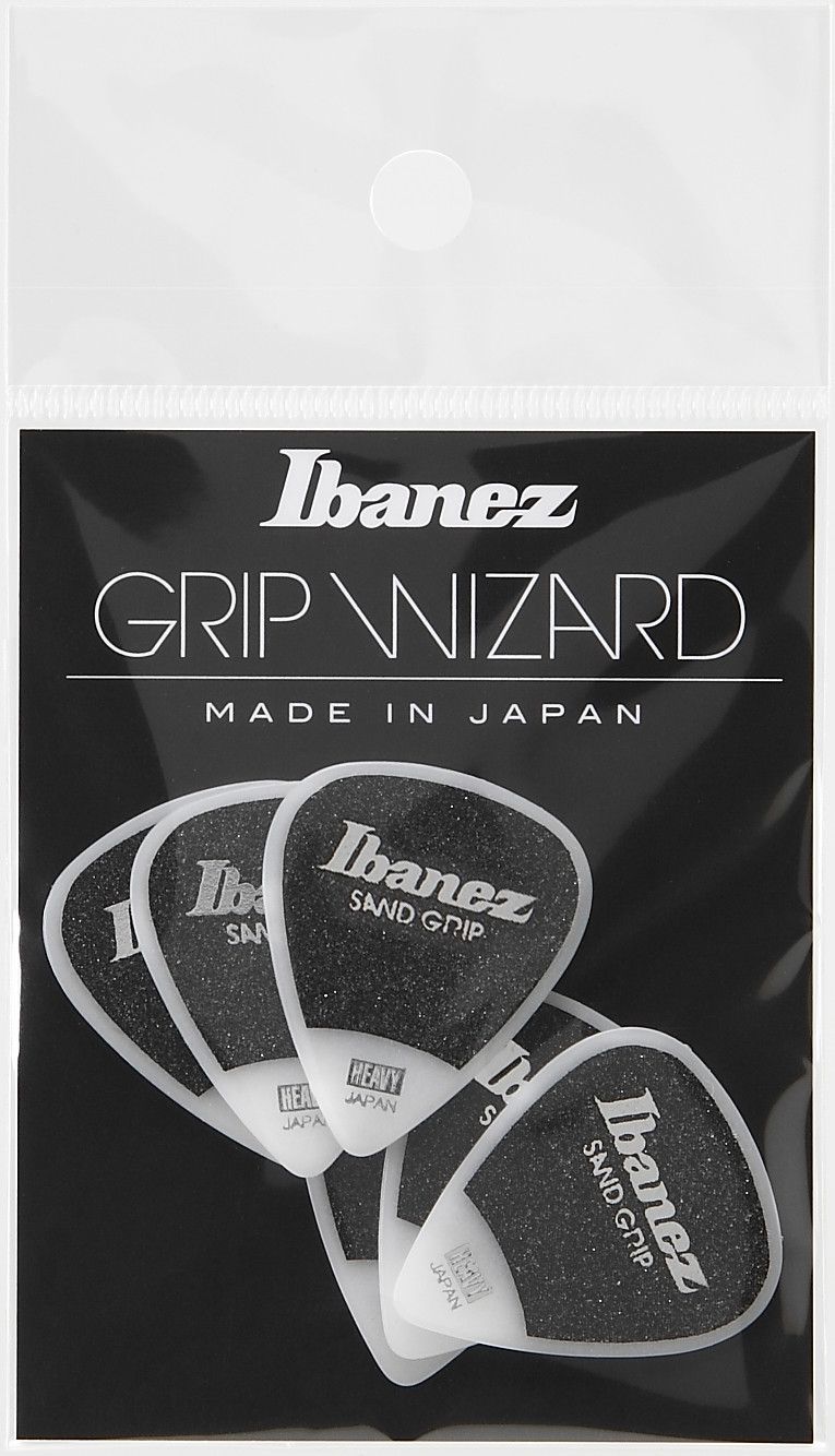Ibanez PPA14HSG-WH 1mm Flat Pick Sand Grip 6er Pack