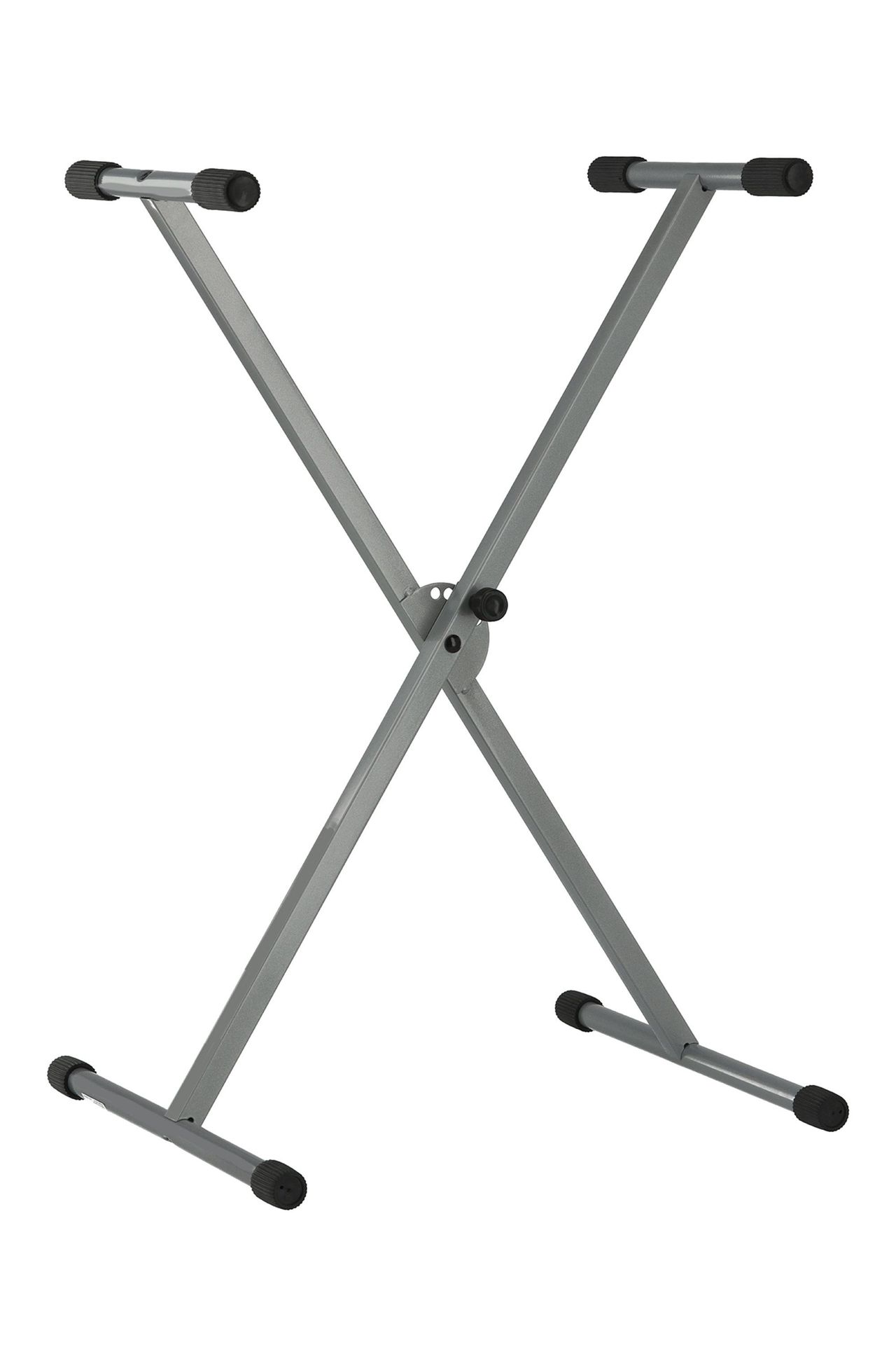 Markstein Keyboardständer, X-Stativ, Alu, Silber, Lochscheibenverstellung_00008281_
