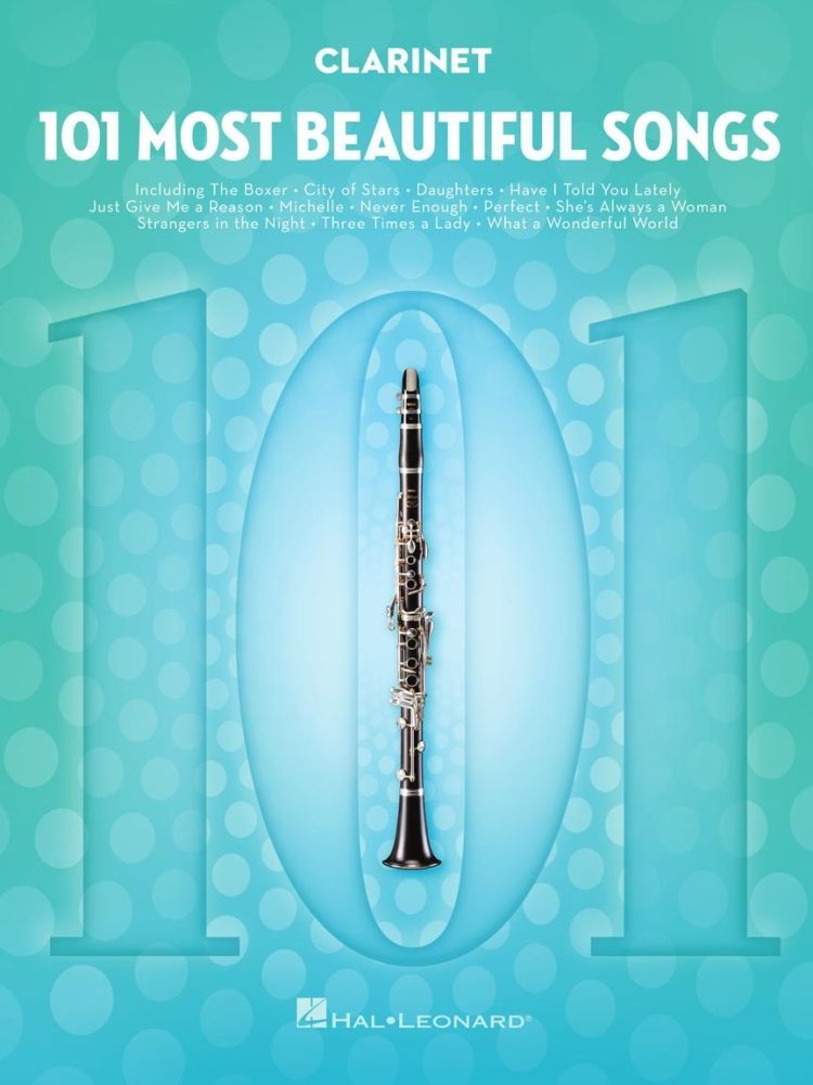Noten 101 Most Beautiful Songs Clarinet Klarinette HL 291041