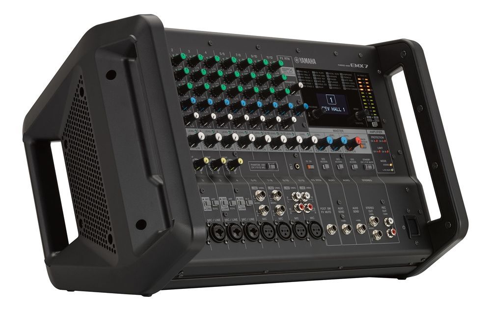 Yamaha EMX 7 Powermixer 12 Kanal Mischpult mit Endstufe 