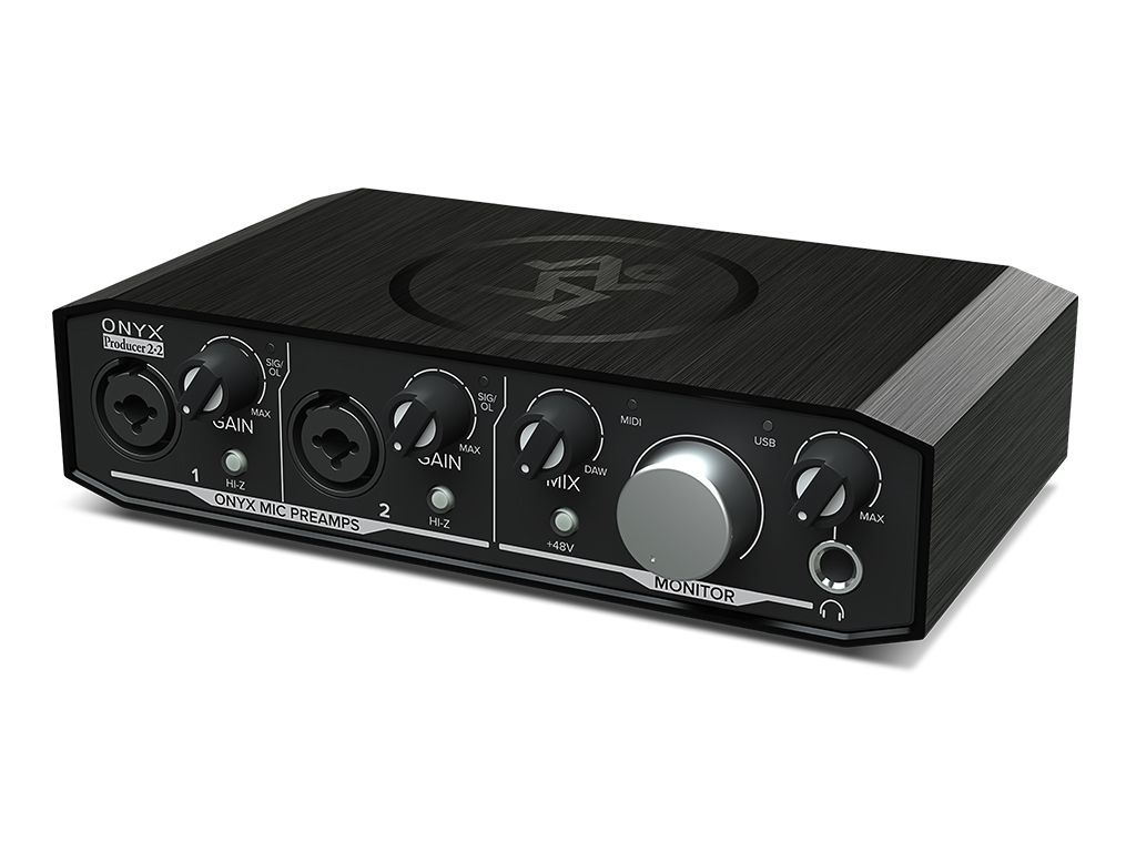 Mackie Onyx Producer 2x2 Audio Interface 2-Kanal mit 2 Mikrofon-/Line-Eingängen