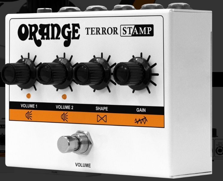 Orange Terror Stamp Röhren Hybrid Gitarrenverstärker in Pedal Format