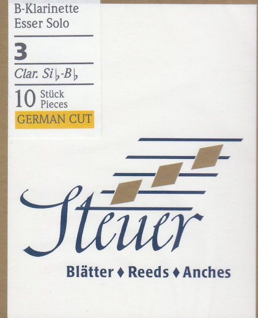 Steuer Blatt B-Klarinette deutsch Solo 3,0 White Line 