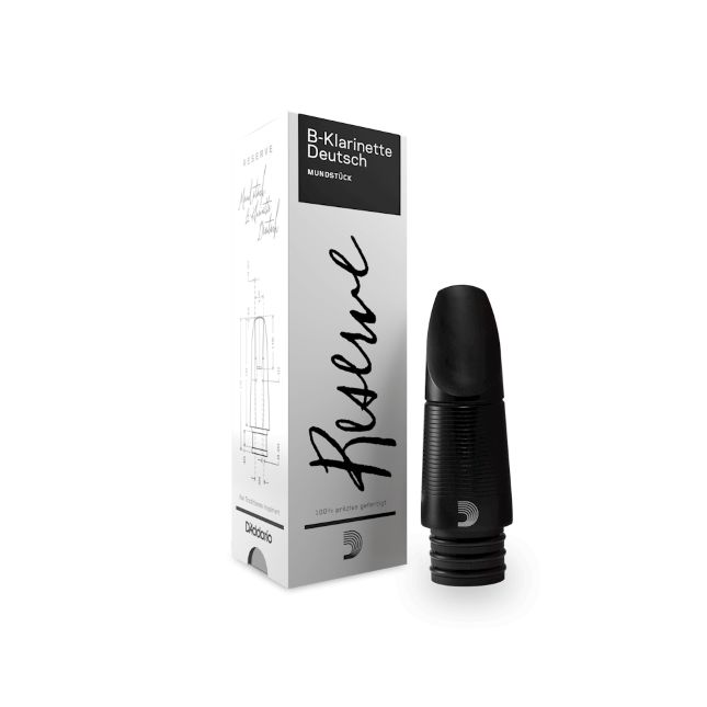 Mundstück B-Klarinette D`Addario Reserve MCR-X15G deutsch Ebonit