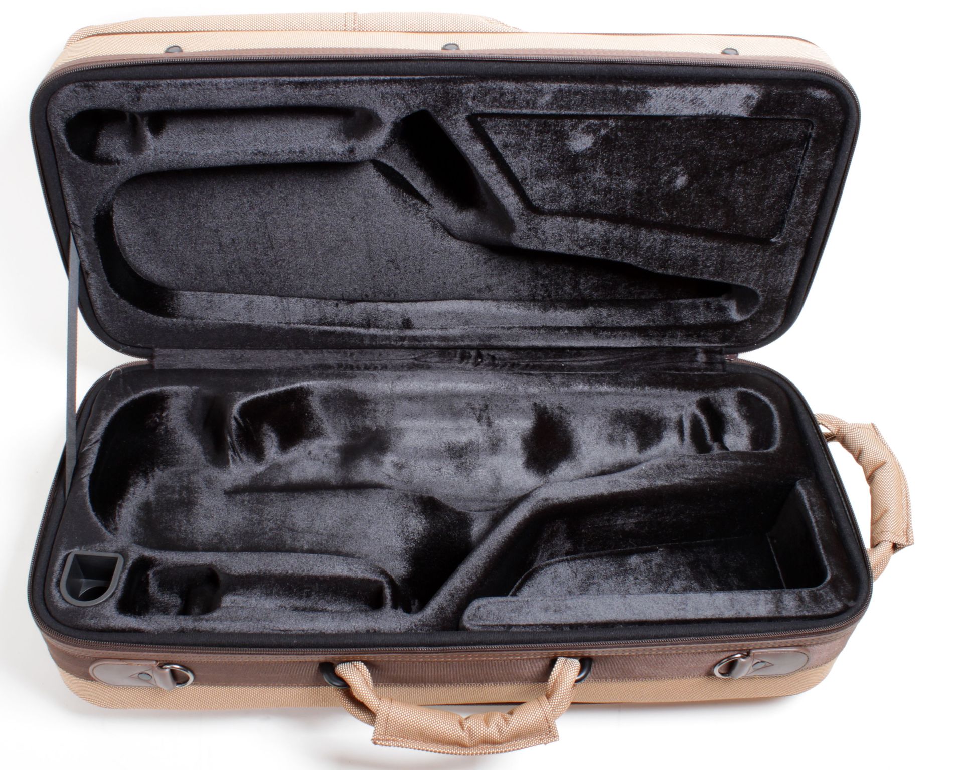 Koffer-Etui Altsaxophon"Retro" Rechteckform mit Rucksackgurten Koffer-Etui Altsaxophon"Retro" Rechteckform mit Rucksackgurten
