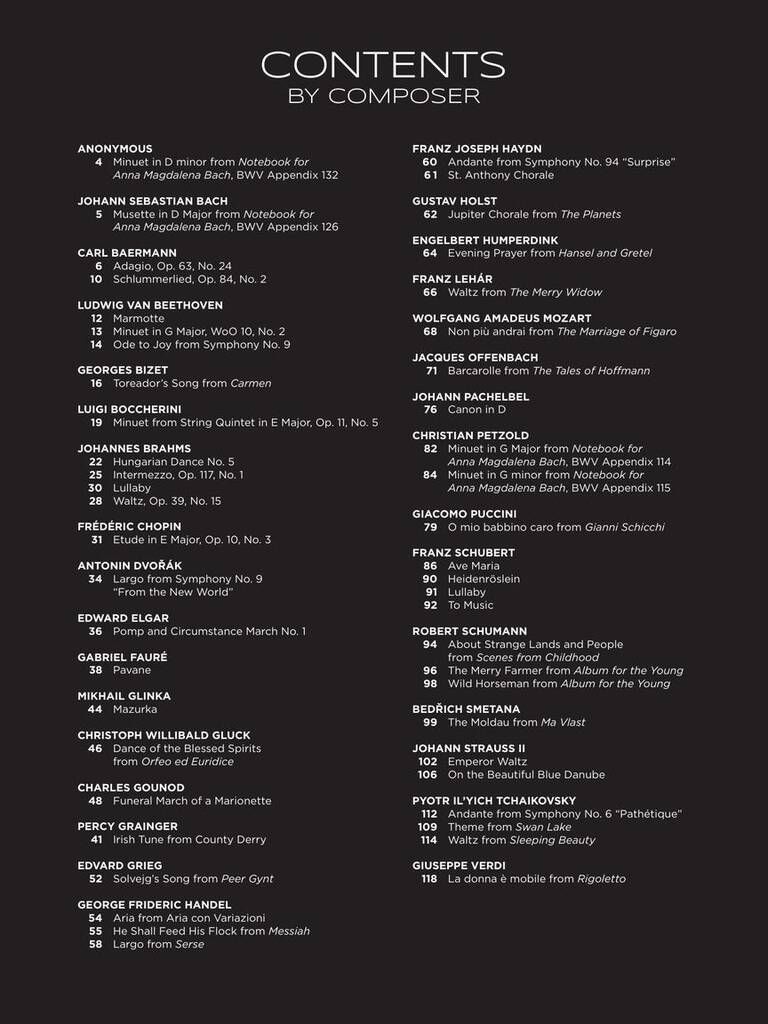 Noten First 50 Classical Pieces Klarinette klassisch arrangiert HL 348168 