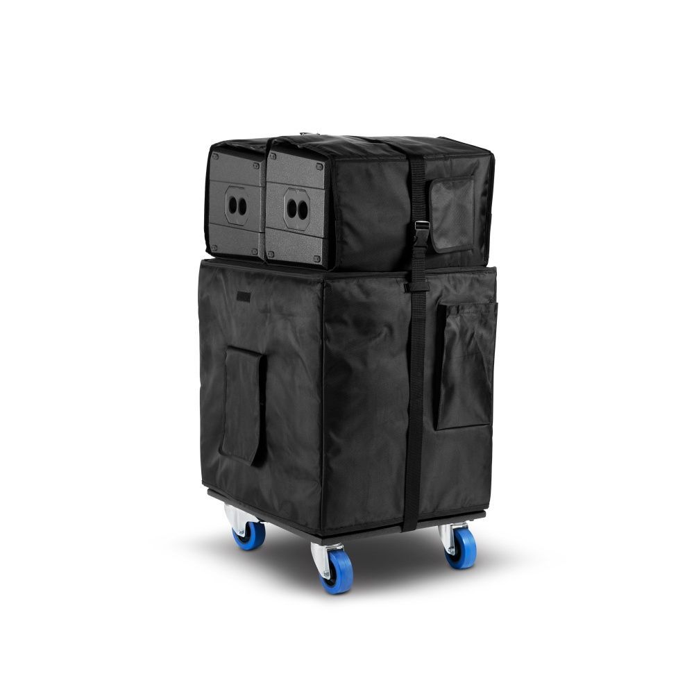 LD Systems Dave 15 G4X Bag SET mit Schutzhüllen und Rollbrett
