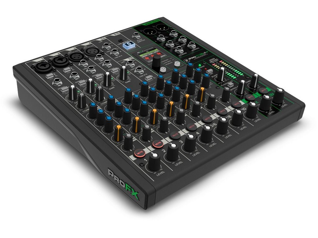 Mackie ProFX10v3+ Mischpult 10-Kanal Mixer mit Bluetooth