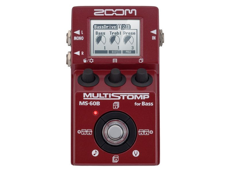 0884354010980 - Multistomp MS-60B Singlestompbox für E-Bass 55 Effekte