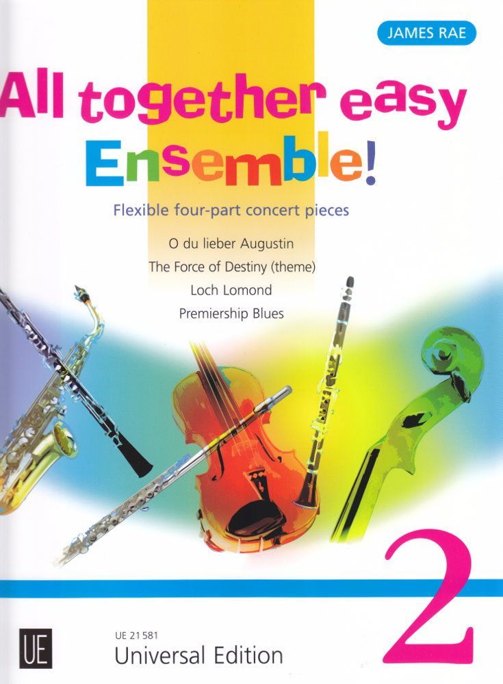 Noten All together easy Ensemble 2 für variable Besetzungen James Rae UE 21581