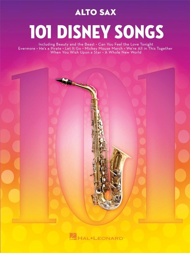 Noten 101 Disney Songs Altsaxophon HL 244107 Hal Leonard