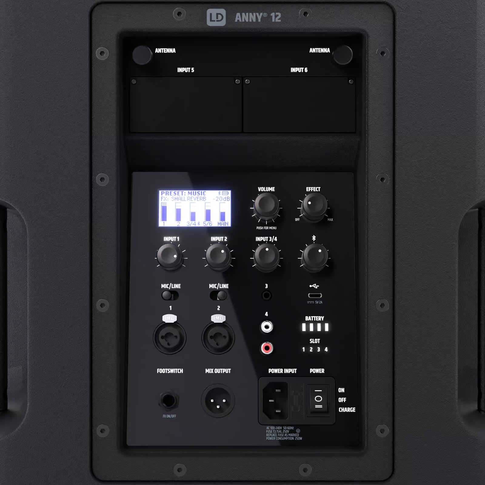 LD Systems ANNY 12 Akkubetriebene Bluetooth-Lautsprecherbox _00054776_