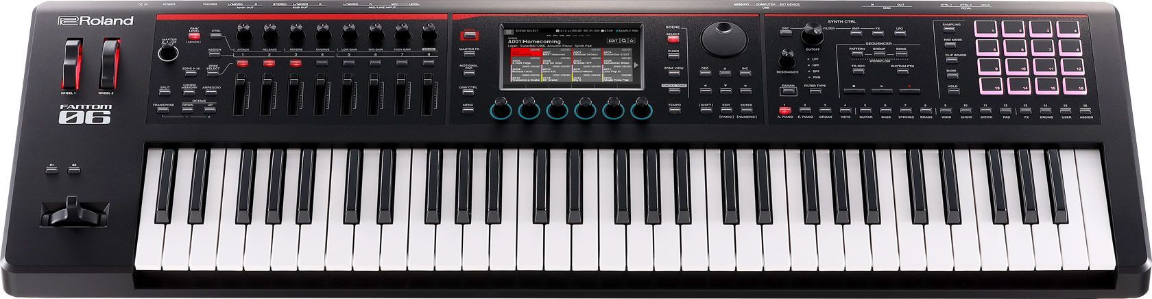Roland Fantom 06  61 Workstation Synthesizer, 61 dynamische Tasten 