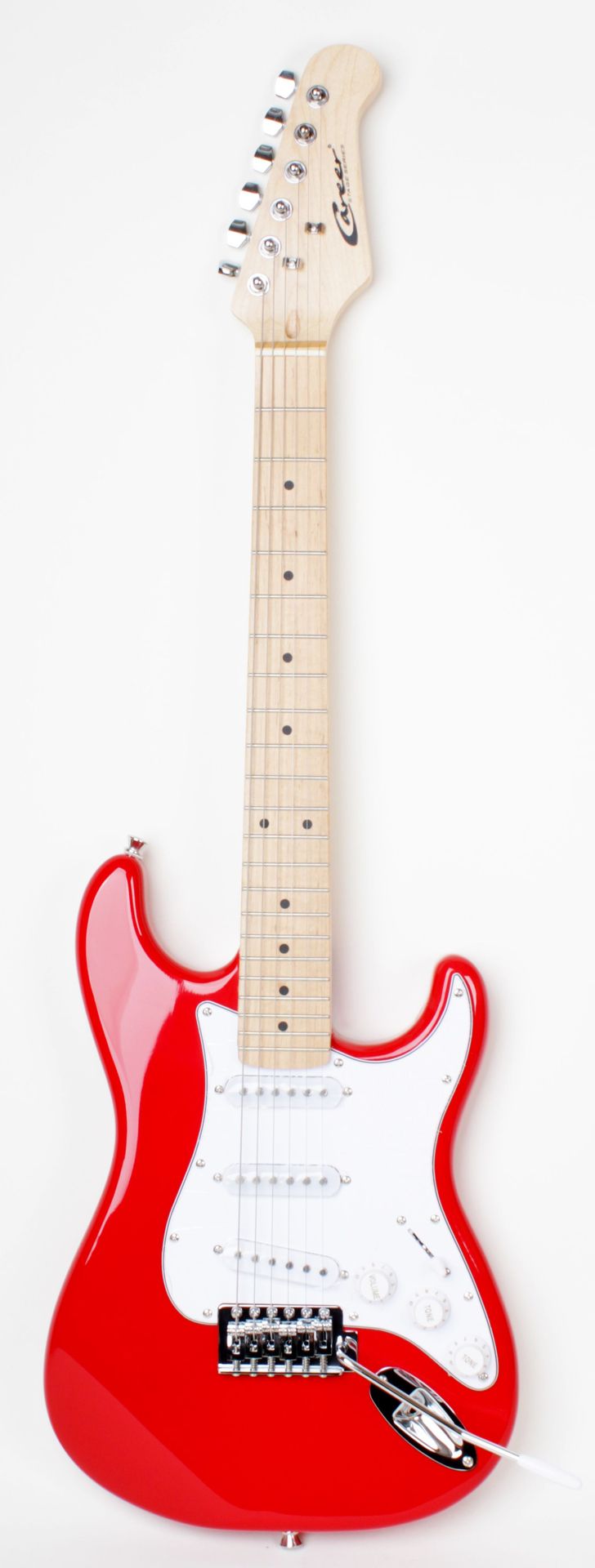 0610098195337 - Stage 1 Junior E-Gitarre für Kinder Red 57er Mensur