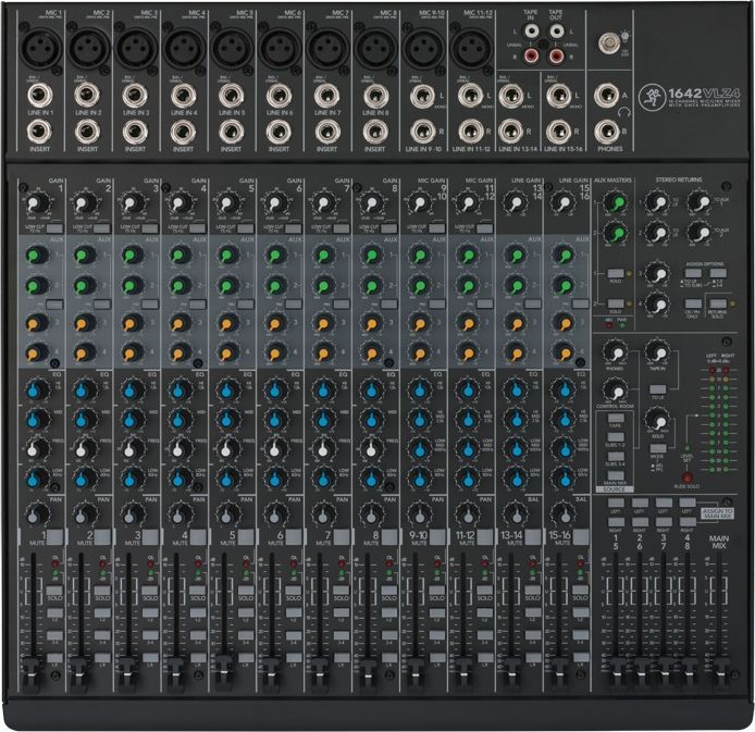 Mackie 1642-VLZ4 Mixer 16-Kanal mit integriertem Netzteil _00032266_