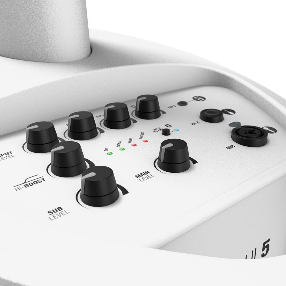 LD Systems Maui 5 W Aktives Säulensystem ohne Akku, Farbe:weiß LD Systems Maui 5 W Aktives Säulensystem ohne Akku, Farbe:weiß