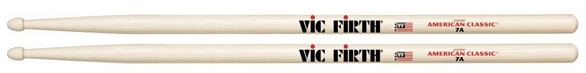 VIC FIRTH 7A Drumsticks American Classic Serie Hickory_00002075_
