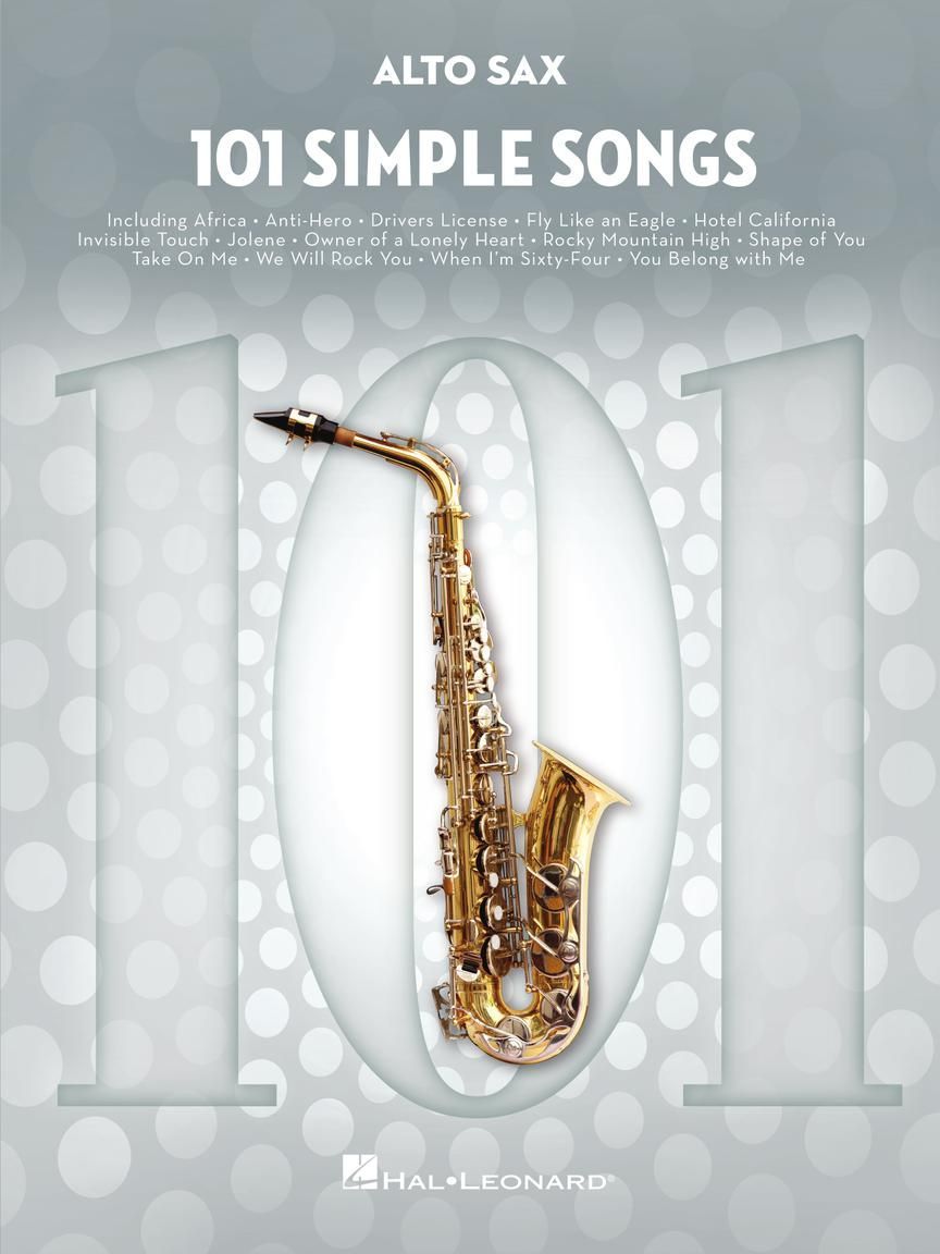 Noten 101 simple songs for alto saxophone HL01206379 Altsaxophon