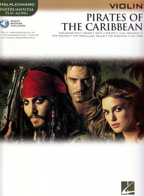 Noten Pirates of caribbean Fluch der Karibik Violine 842190 Geige