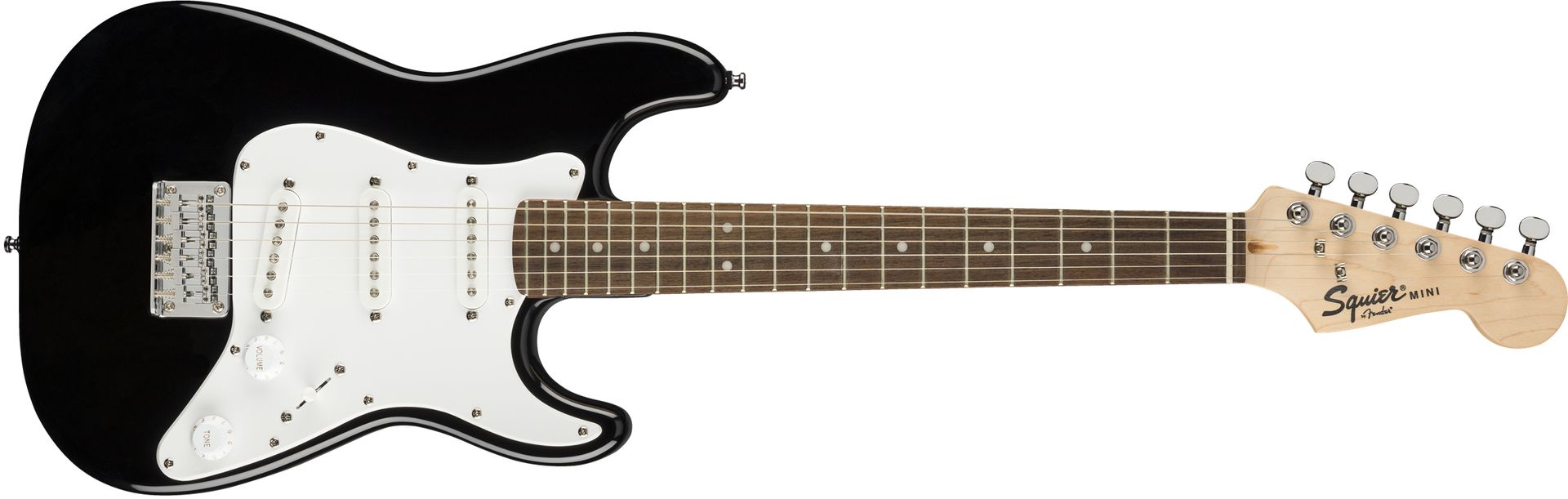 Squier Mini Stratocaster V2 SSS LRL BK 3/4 E-Gitarre 