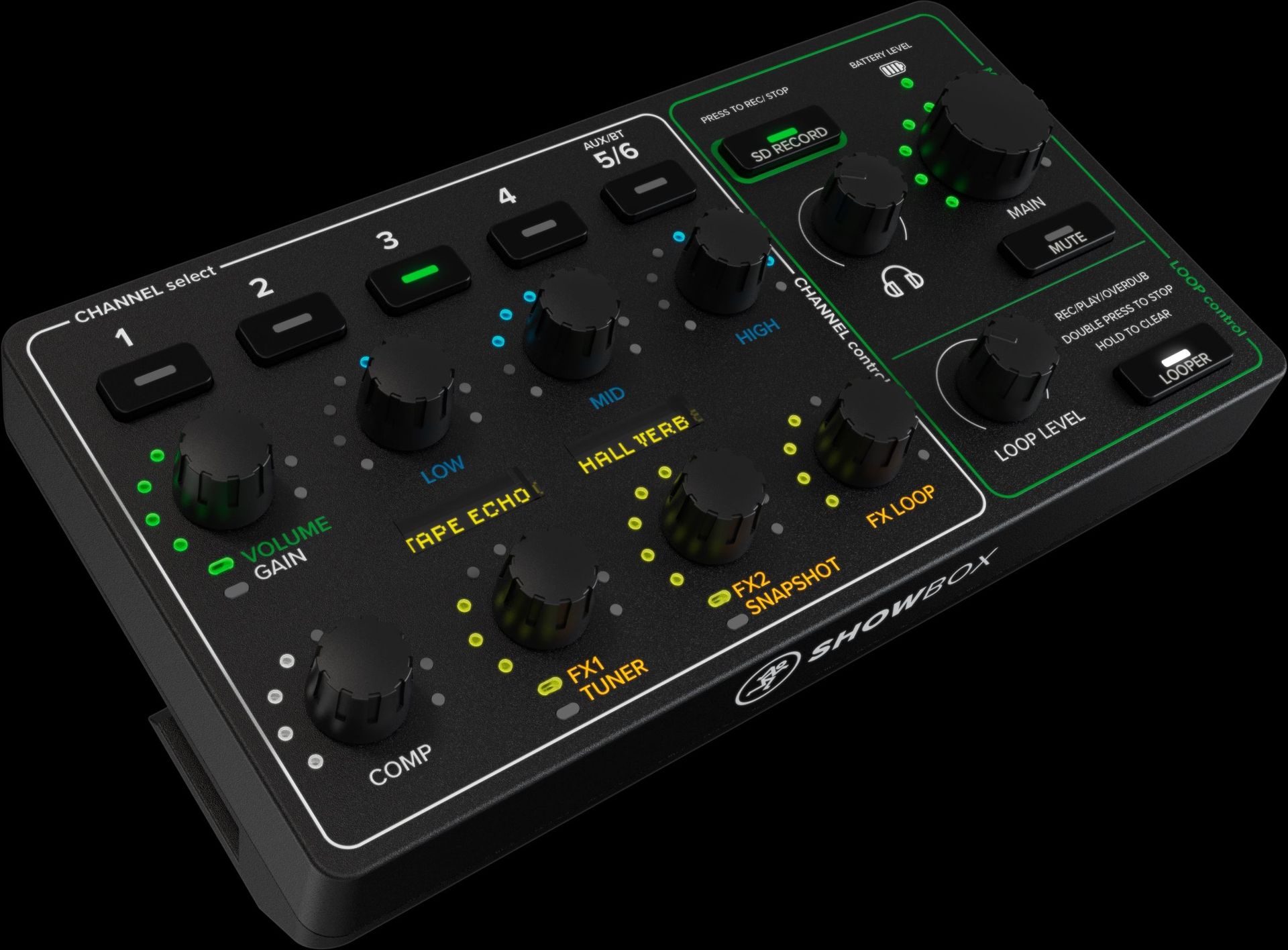 Mackie Showbox  Akkubox mit herausnehmbarem Mixer_00053380_