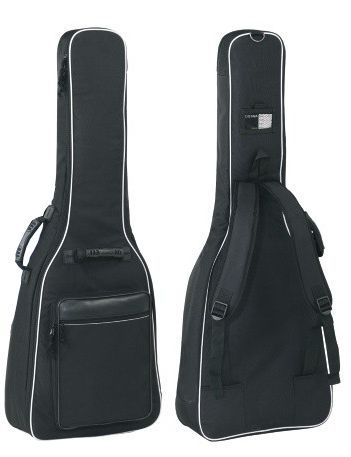 GEWA Gigbag für Konzertgitarre 1/2, ECONOMY Gitarrentasche 12mm Polster, schwarz