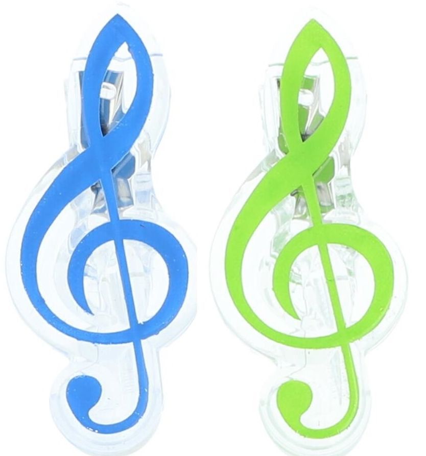 Notenklammer Violinschlüssel  ca. 7 cm groß Noten Clip _00035466_