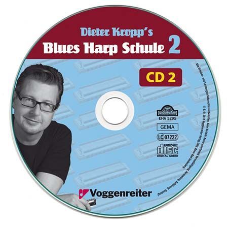 Noten Dieter Kropp´s Blues-Harp Schule Teil 2 Voggenreiter VOGG 1029-1 2 CD´s
