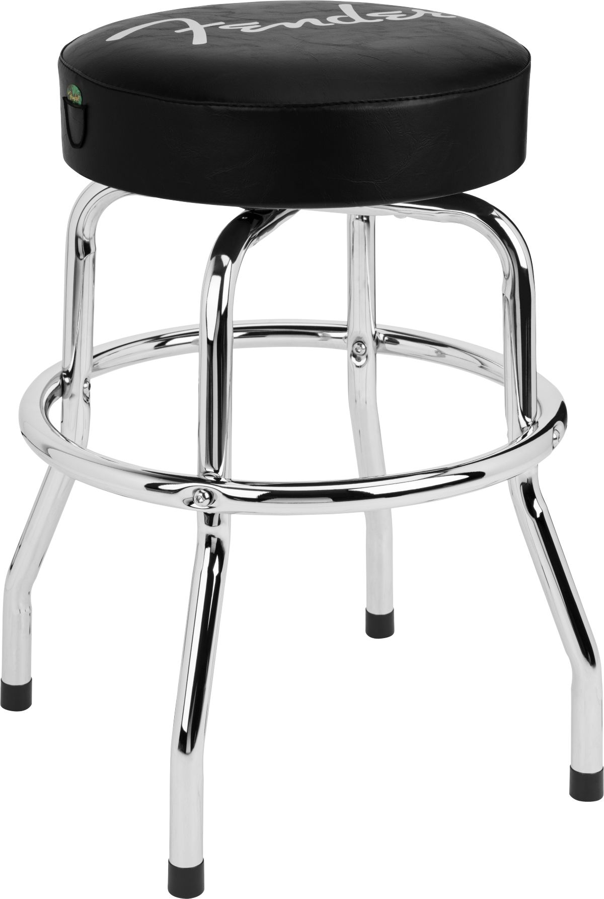 0717669953645 - Fender Bar Stool Logo 24 Black Chrome 0717669953645 - Fender Bar Stool Logo 24 Black Chrome