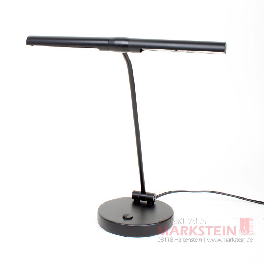 Leuchten 001 Jahn Pianoleuchte L4407 Halogen schwarz matt Klavierleuchte incl.Leuchtmittel