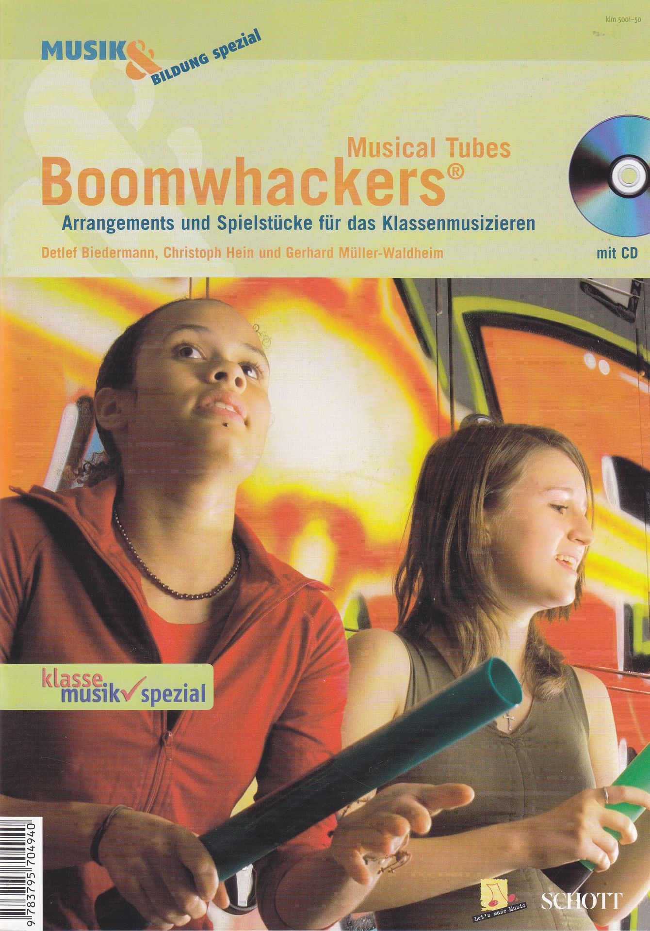 Noten Boomwhackers Musical Tubes für das Klassenmusizieren