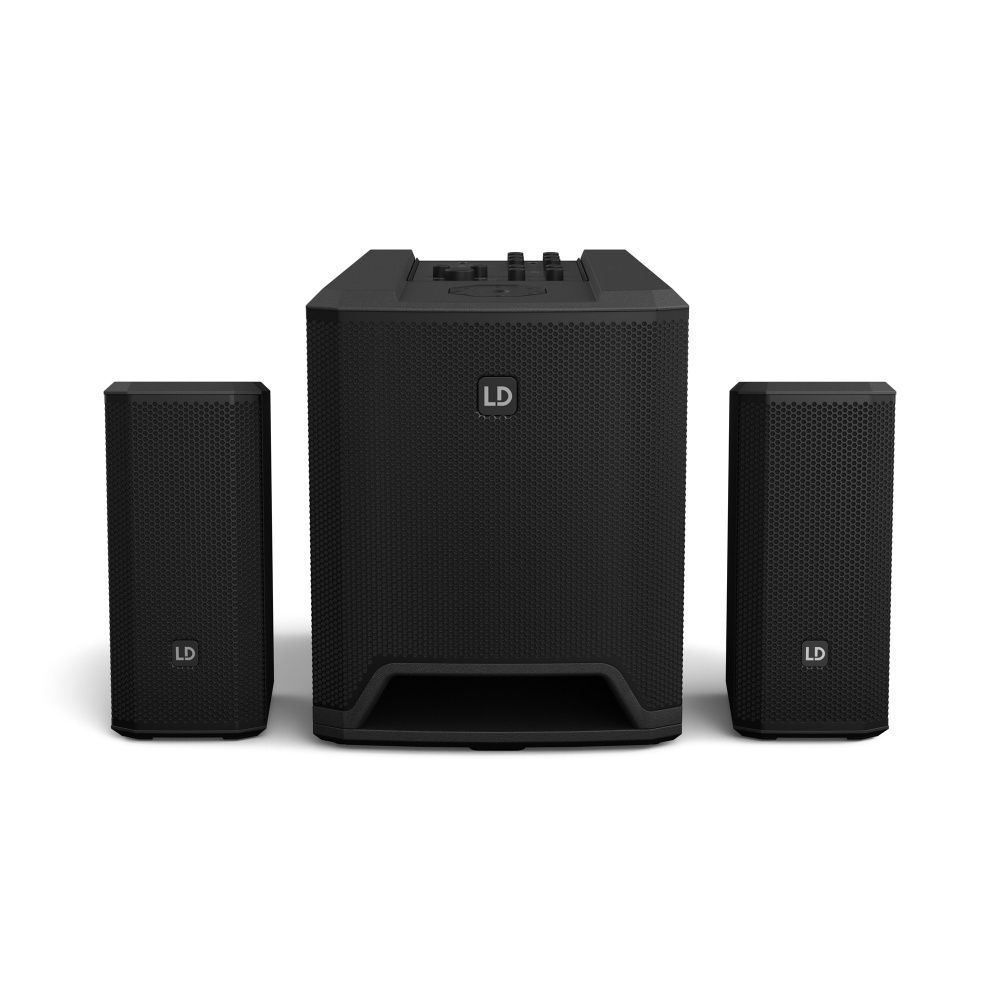 LD Systems DAVE 10 G4X Kompaktes 2.1 PA-System aktiv mit Bluetooth