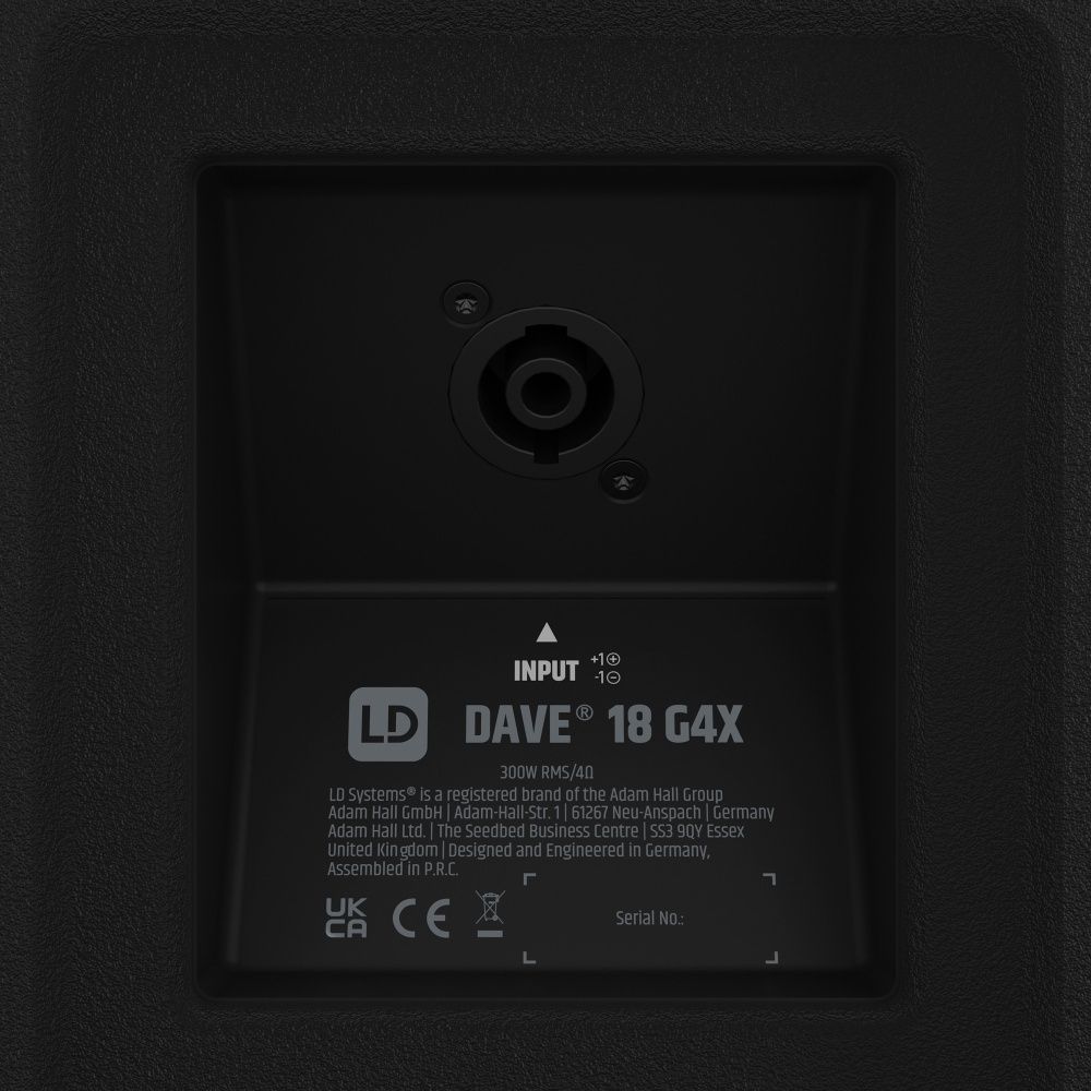 LD Systems DAVE 18 G4X Kompaktes 2.1 PA-System aktiv mit Bluetooth