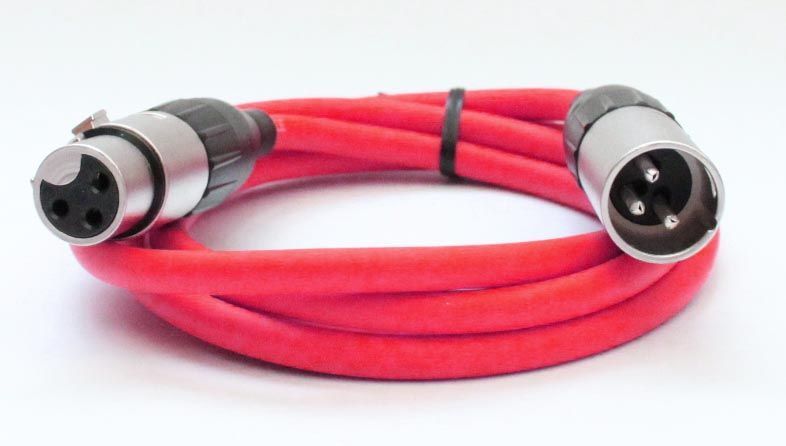 Mikrofonkabel Amphenol XLR male/female, 1,5 Meter, rot_00017690-4_