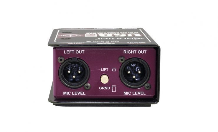 Radial Engineering USB Pro Stereo USB DI-BOX für Tonübertragungen mit PC/ Laptop_00035312_