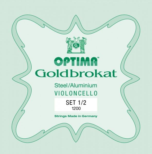 Cello Saiten Optima Goldbrokat 1/2  Stahl Satz  862/1200C_00042110_