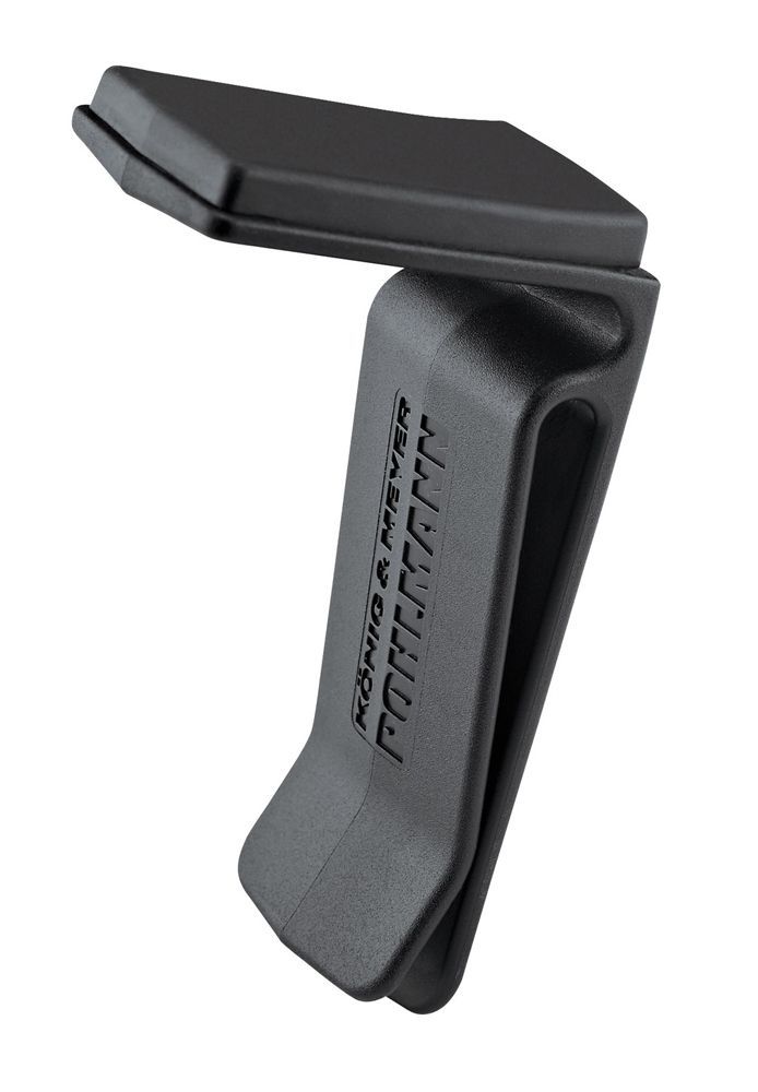 K&M 14580 Gitarrenstütze "Pohlmann" Gurtclip aus Kunststoff mit Gummipolster_00029295_