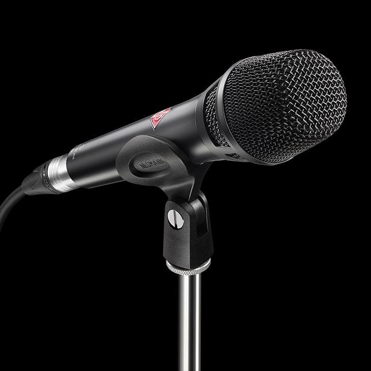 Neumann KMS 104 Bk Gesangsmikrofon, Kondensatormikrofon, Niere, schwarz
